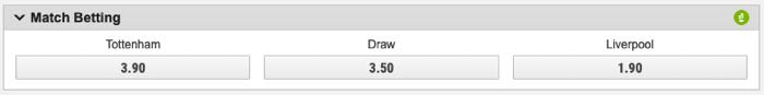 Bookmaker 2 margin example