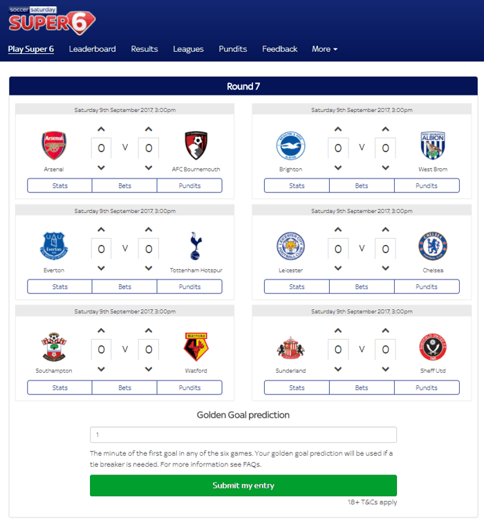 Football Betting Competitions - Free To Enter Every Week